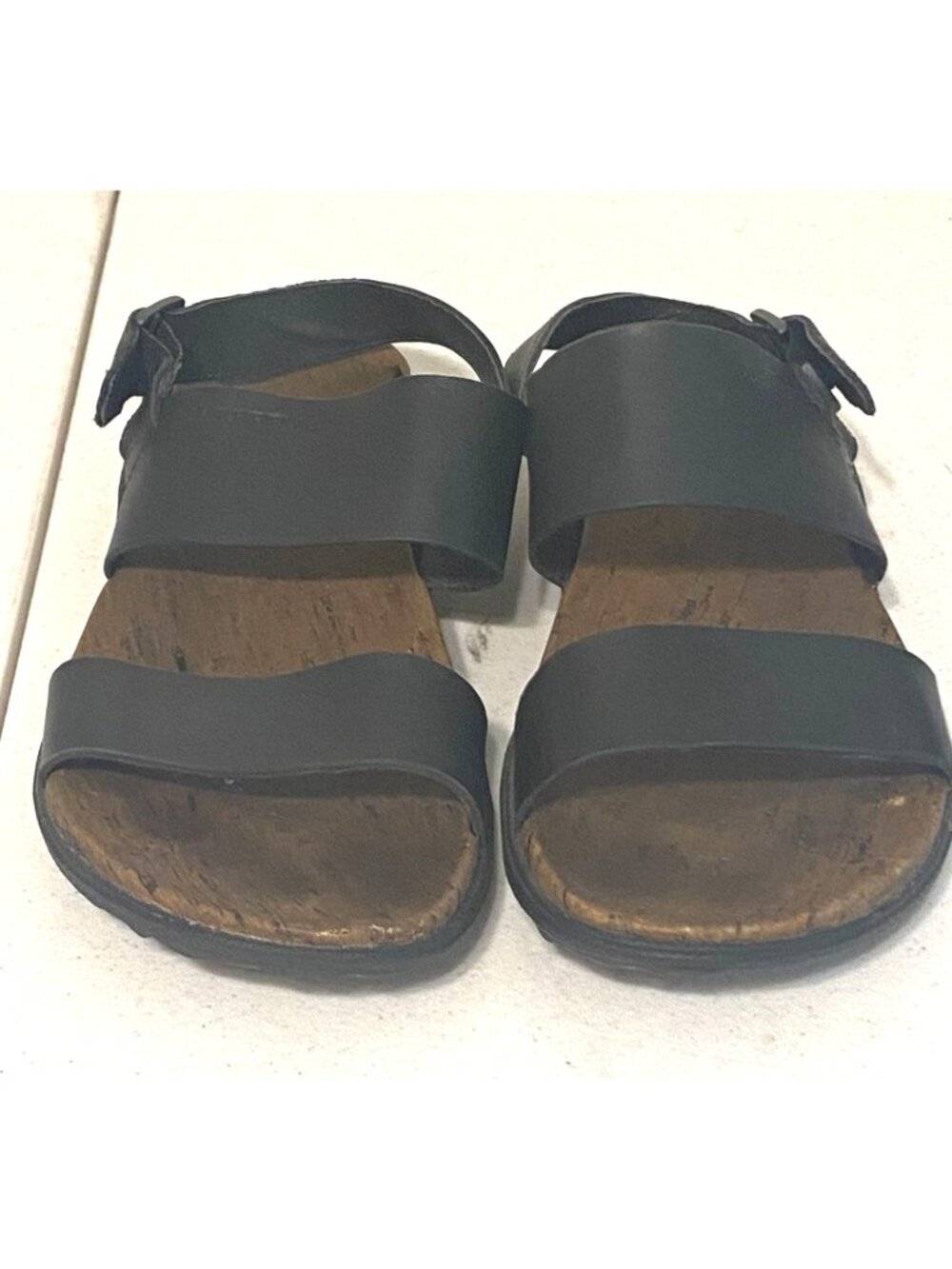 Womens' Merrell Around Town Luxe Backstrap Sandals Black/Brown Size 9